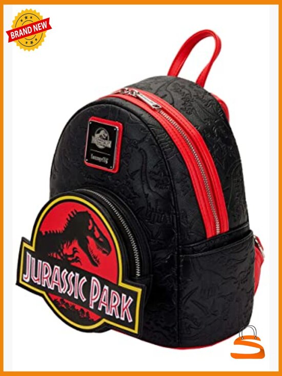 Double Strap Mini Backpack Faux Leather Dinosaur Egg Zipper main image 5